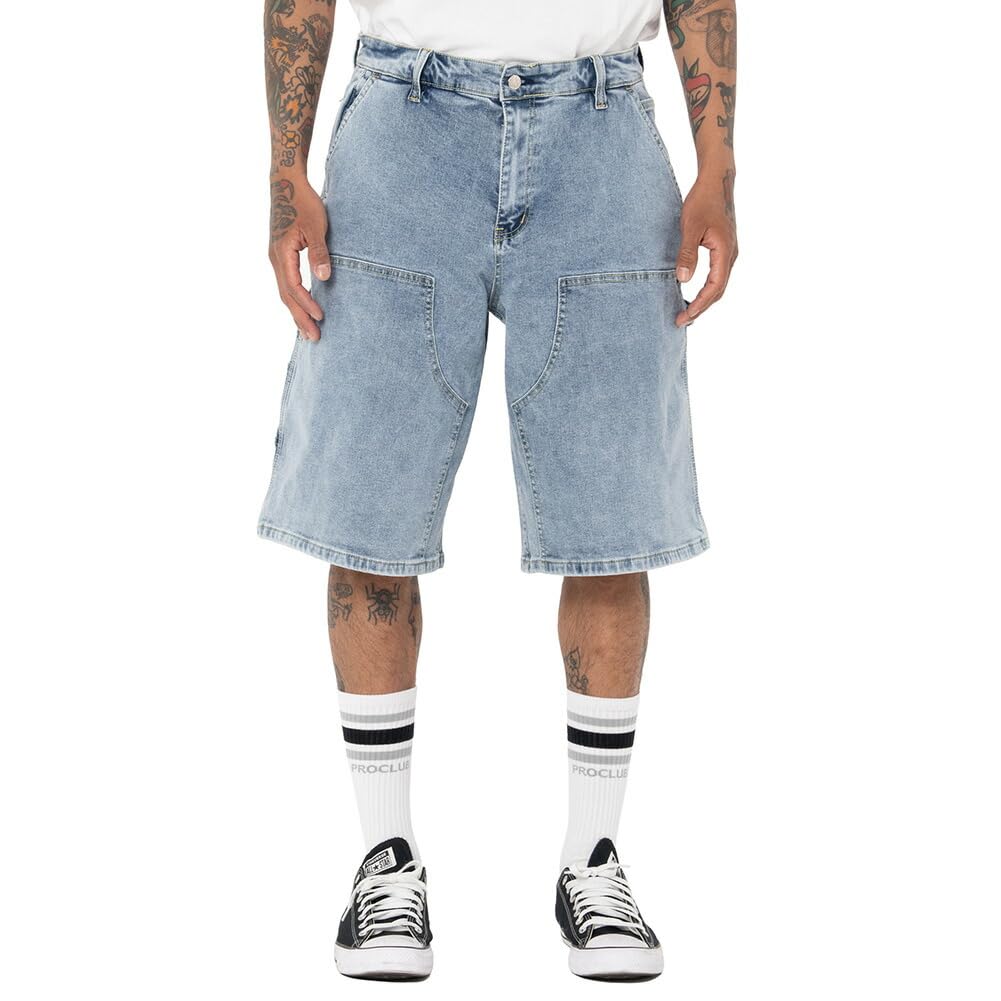 Amazon | [プロ クラブ] DOUBLE KNEE DENIM CARPENTER SHORT [30inch